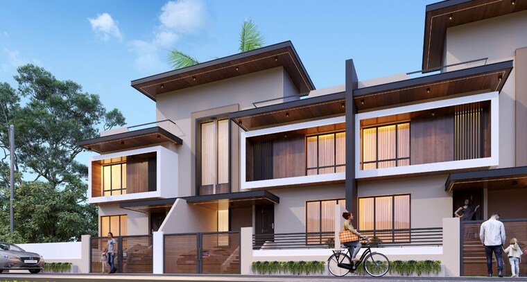 Exterior View, pawar-heights-lohegaon 3 Bedroom 1500 Sq.Ft. Villa In Lohgaon Pune 10079659