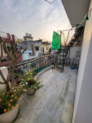 Balcony in 1.5 BHK Builder Floor at Saket – for Rent
