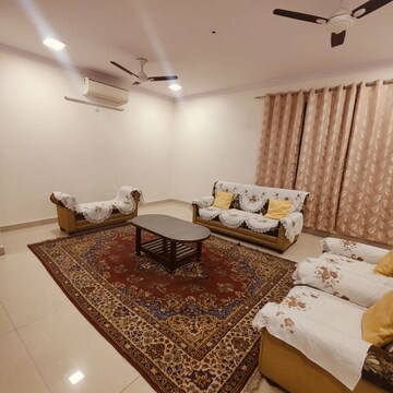 Living Room in 3.5 BHK Apartment at Rohtas Presidential Tower, Vibhuti Khand – for Rent