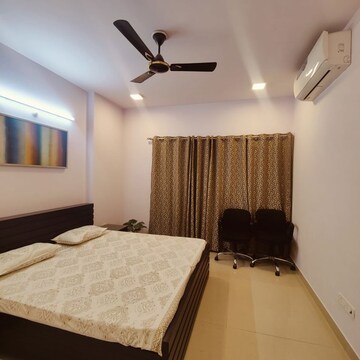 Bedroom in 3.5 BHK Apartment at Rohtas Presidential Tower, Vibhuti Khand – for Rent