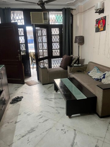 Living Room in 2 BHK Builder Floor at Saket – for Rent