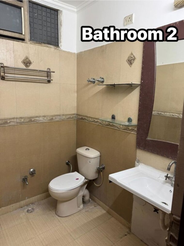 Bathroom, rwa-federation 3 Bedroom 1100 Sq.Ft. Builder Floor In Vaishali Sector 5 Ghaziabad 10079814