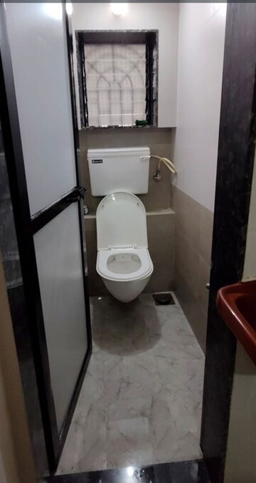 Bathroom in 1 BHK Apartment at Vikasini CHS, Cbd Belapur Sector 8b – for Rent