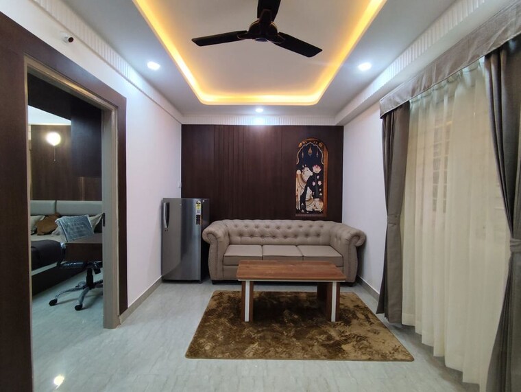 Living Room, sg palya 1 Bedroom 500 Sq.Ft. Apartment In Sg Palya Bangalore 10079914