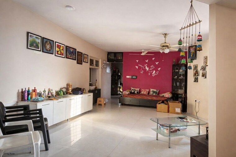 Living Room, shubh-mio-palazzo 2.5 Bedroom 1240 Sq.Ft. Apartment In Kharadi Pune 10079932