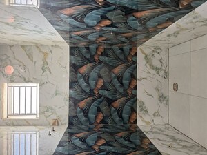 Staircase in 3 BHK Villa at Sai Sriya Gruhatara Park View, Kowkoor – for Sale