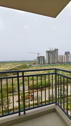 Balcony in 3 BHK Apartment at Eldeco Live By The Greens, Sector 150 – for Rent