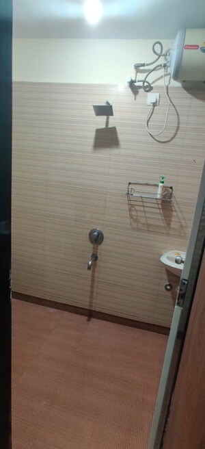 Bathroom in 3 BHK Apartment at Om Shantidham CHS, Mira Road – for Rent