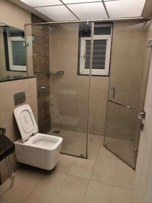 Bathroom in 3 BHK Apartment at Nandan Prospera Gold, Balewadi – for Rent