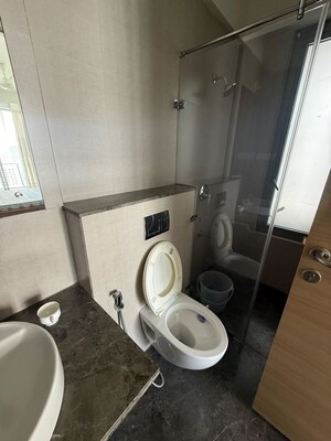 Bathroom in 3 BHK Apartment at Kalpataru Jade Residences, Baner – for Rent