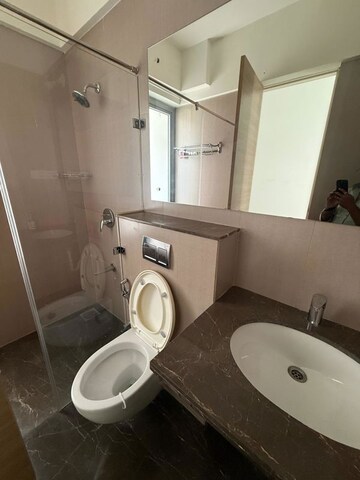 Bathroom in 3 BHK Apartment at Kalpataru Jade Residences, Baner – for Rent