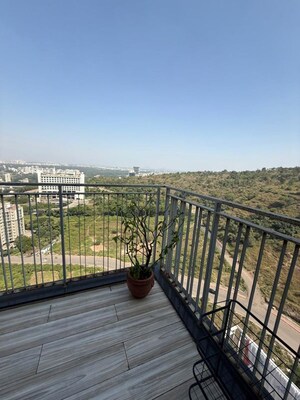 Balcony in 3 BHK Apartment at Kalpataru Jade Residences, Baner – for Rent