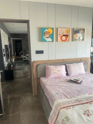 Bedroom in 3 BHK Apartment at Bhandari 43 Privet Drive, Balewadi – for Rent