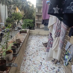 Balcony in 2 BHK Apartment at DLH Metroview, Andheri West – for Rent