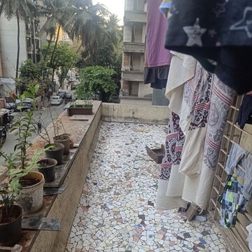 Balcony in 2 BHK Apartment at DLH Metroview, Andheri West – for Rent