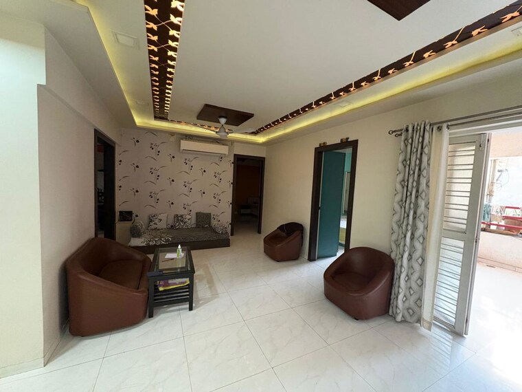 Living Room, sun-city 2 Bedroom 1050 Sq.Ft. Apartment In Sinhagad Road Pune 10080180