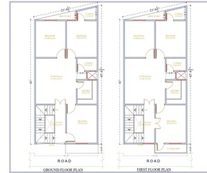 Floor Plan in 6 BHK Independent House at Sun City – for Sale