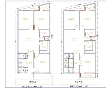 Floor Plan in 6 BHK Independent House at Sun City – for Sale