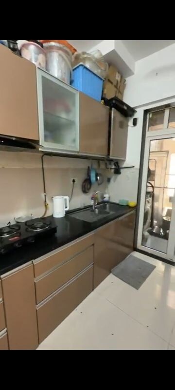 Kitchen in 3 BHK Apartment at Runwal Elegante, Andheri West – for Rent