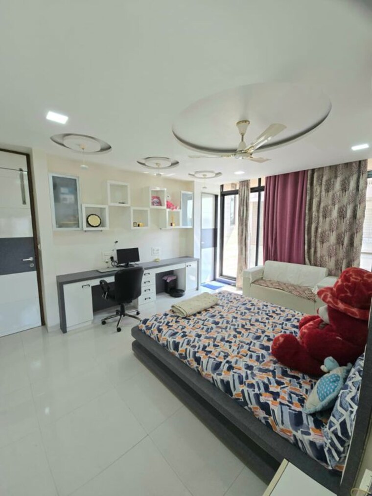 Bedroom, silver-spring-bunglows 5 Bedroom 2700 Sq.Ft. Villa In Sola Ahmedabad 10078426
