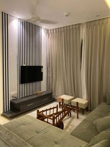 Living Room in 2 BHK Apartment at Lodha Amara, Kolshet Road – for Rent