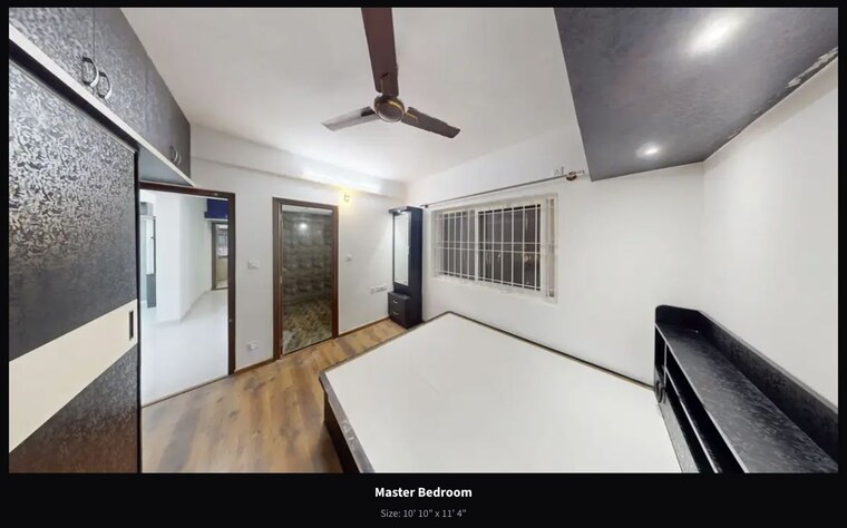 Master Bedroom, mana-tropicale 2 Bedroom 1215 Sq.Ft. Apartment In Gattahalli Bangalore 10080435
