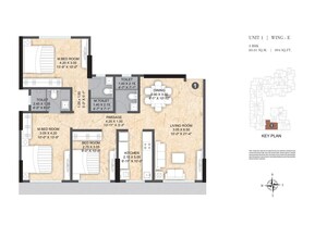 Floor Plan in 2 BHK Apartment at Paranjape Aspire, Andheri West – for Sale