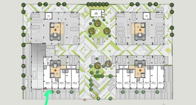 Master Plan, kudasan Commercial Shop 1000 Sq.Ft. In Kudasan Gandhinagar 10080477