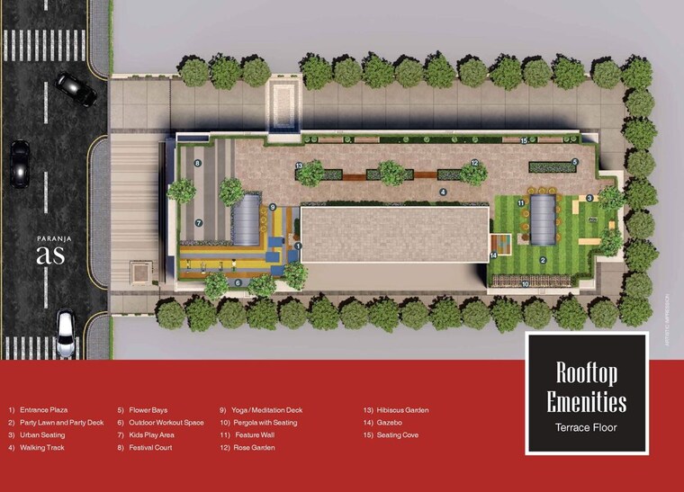Master Plan, paranjape-aspire 2 Bedroom 651 Sq.Ft. Apartment In Andheri West Mumbai 10080515