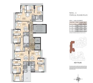 Floor Plan in 2 BHK Apartment at Paranjape Aspire, Andheri West – for Sale