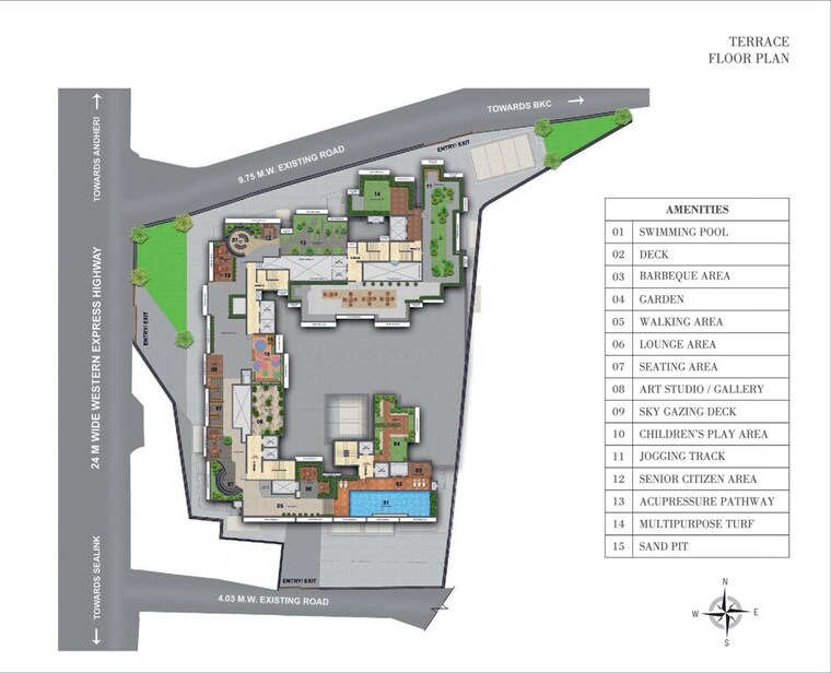 Master Plan, paranjape-aspire 2 Bedroom 651 Sq.Ft. Apartment In Andheri West Mumbai 10080515