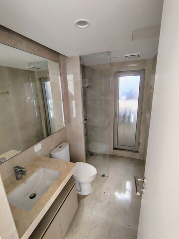 Bathroom in 3 BHK Apartment at Thane West – for Rent