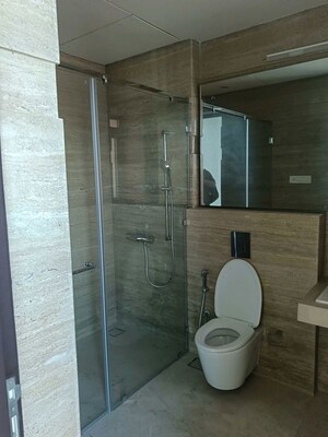 Bathroom in 3 BHK Apartment at Raheja Imperia, Worli – for Rent