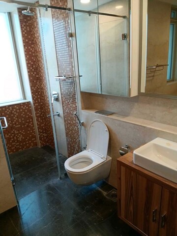 Bathroom in 3 BHK Apartment at Lodha Kiara, Worli – for Rent