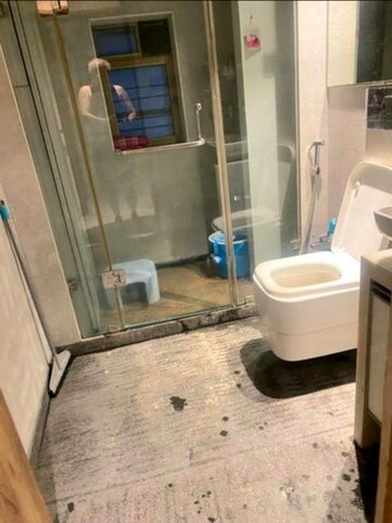 Bathroom in 3 BHK Apartment at Mulund Tulip CHS, Mulund West – for Sale