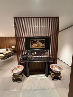 Living Room in 4 BHK Apartment at Godrej Carmichael, Cumbala Hill – for Rent