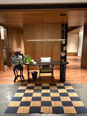 Living Room in 4 BHK Apartment at Godrej Carmichael, Cumbala Hill – for Rent