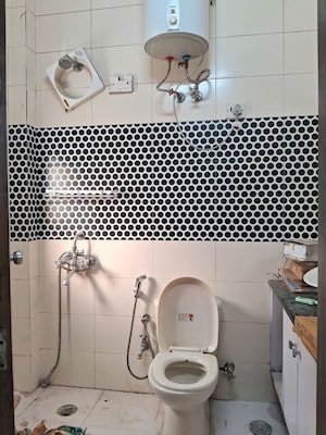 Bathroom in 4 BHK Builder Floor at Kailash Colony – for Rent