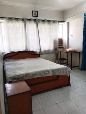 Bedroom in 2 BHK Apartment at Ramesh Hermes Heritage Phase 2, Shastrinagar – for Rent