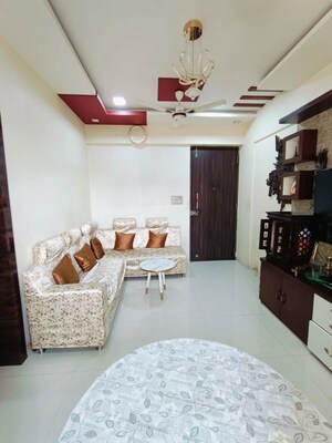 Living Room in 1 BHK Apartment at Khadakpada – for Sale