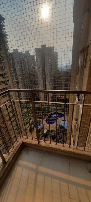 Balcony in 2 BHK Apartment at Bhartiya Nikoo Homes, Thanisandra Main Road – for Rent