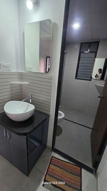 Bathroom in 3 BHK Villa at Ramesh Hermes Heritage Row Houses, Shastrinagar – for Rent