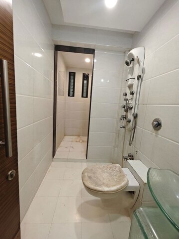 Bathroom in 3 BHK Apartment at Tulsi Pride, Chembur – for Rent
