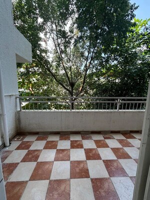 Balcony in 2 BHK Apartment at Mohannagar CHS, Baner – for Rent