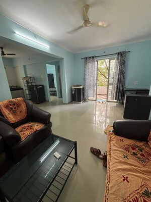 Living Room in 2 BHK Apartment at Mohannagar CHS, Baner – for Rent