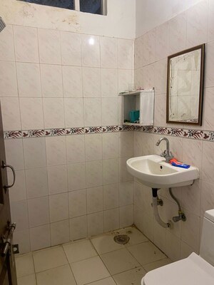 Bathroom in 2 BHK Builder Floor at Palam Vihar – for Rent