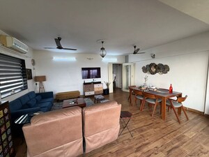 Living Room in 3 BHK Apartment at Bandra West – for Rent