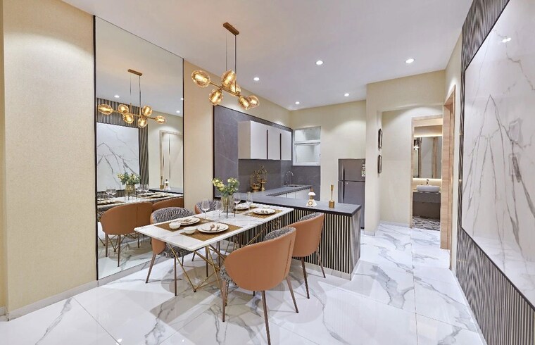 Dining area, byculla 3 Bedroom 1172 Sq.Ft. Apartment In Byculla Mumbai 10082048
