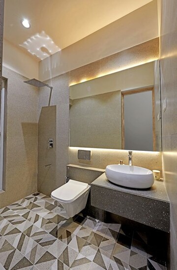 Bathroom in 3 BHK Apartment at Byculla – for Sale