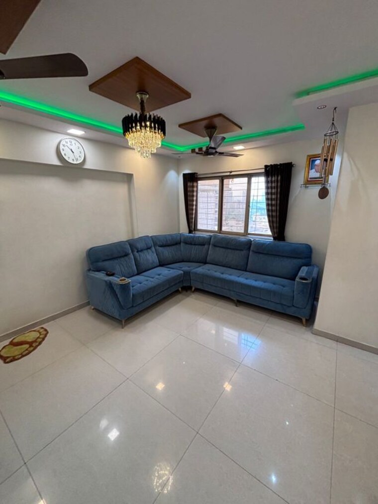 Living Room, cosmos-springs-angel 2 Bedroom 860 Sq.Ft. Apartment In Ghodbunder Road Thane 10082092
